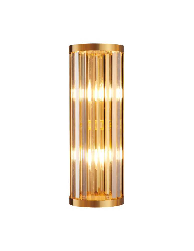 Step Into Design Lampa ścienna EXELLENT kryształowa złota 45 cm ST-88022W  Step Into Design Lampa ścienna EXELLENT kryształowa złota 45 cm ST-88022W