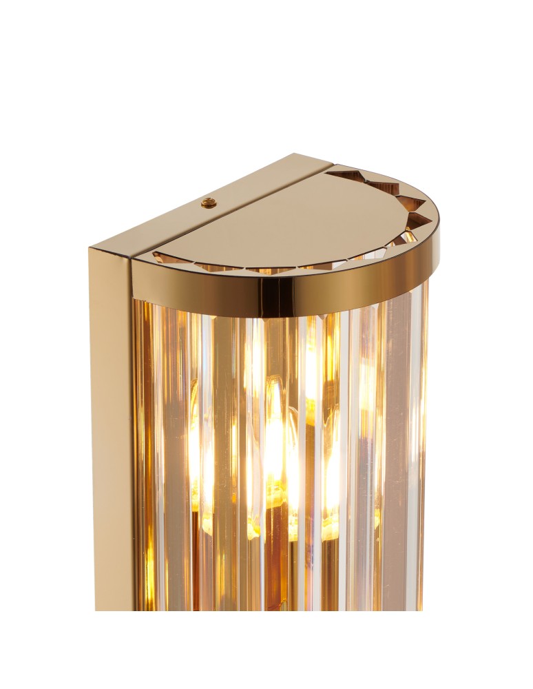 Step Into Design Lampa ścienna EXELLENT kryształowa złota 45 cm ST-88022W  Step Into Design Lampa ścienna EXELLENT kryształowa złota 45 cm ST-88022W