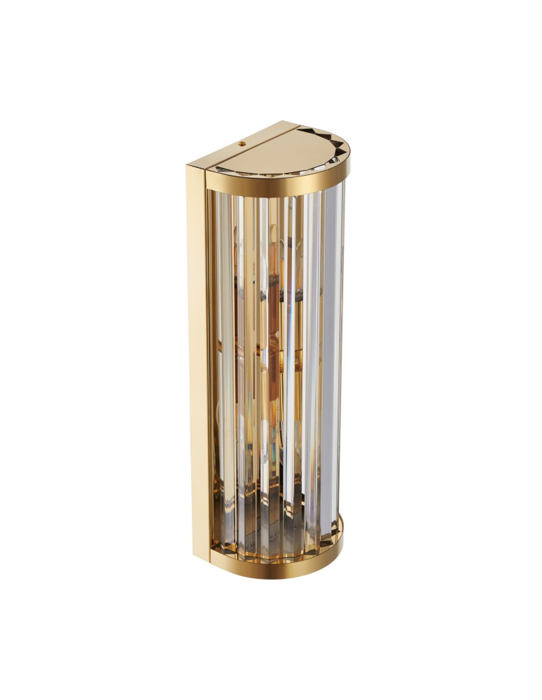 Step Into Design Lampa ścienna EXELLENT kryształowa złota 45 cm ST-88022W  Step Into Design Lampa ścienna EXELLENT kryształowa złota 45 cm ST-88022W