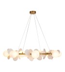 Lampy wiszące designerskie - Step Into Design Lampa wisząca CHIC złoto biała 105 cm ST-DL-2969 - product 1