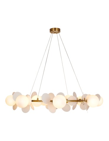 Step Into Design Lampa wisząca CHIC złoto biała 105 cm ST-DL-2969