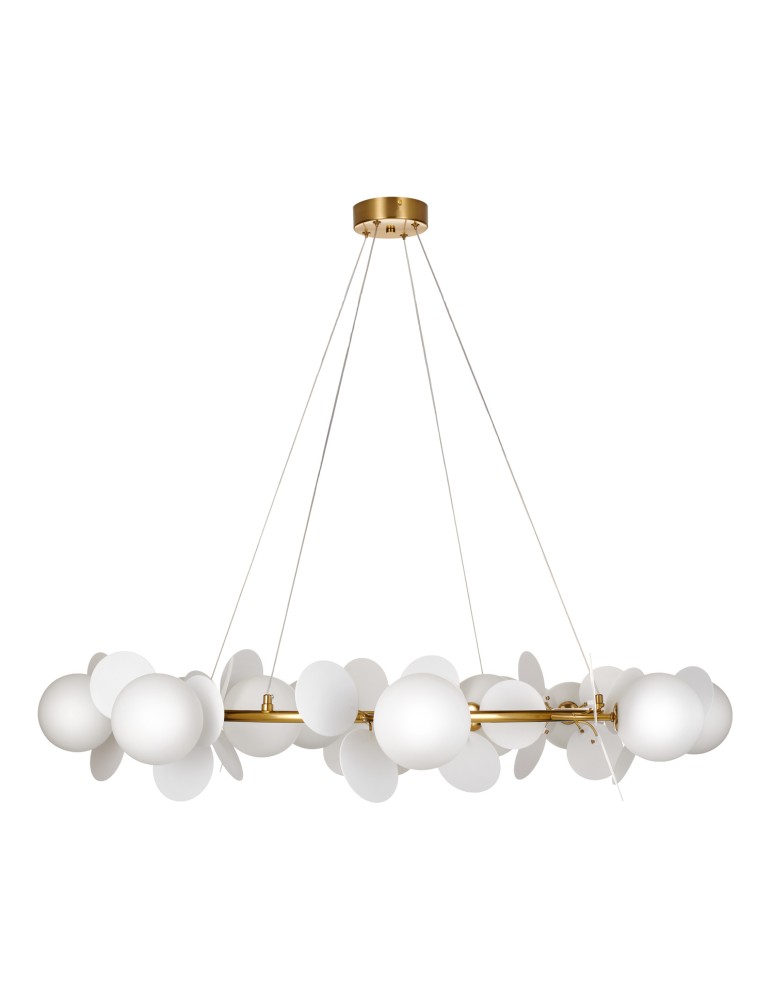 Step Into Design Lampa wisząca CHIC złoto biała 105 cm ST-DL-2969