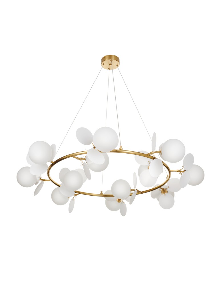 Step Into Design Lampa wisząca CHIC złoto biała 105 cm ST-DL-2969