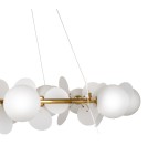 Lampy wiszące designerskie - Step Into Design Lampa wisząca CHIC złoto biała 105 cm ST-DL-2969 - product 6