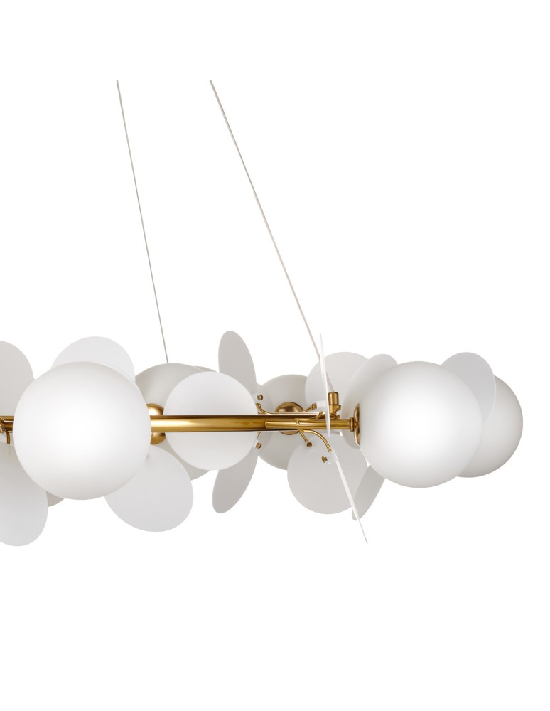 Step Into Design Lampa wisząca CHIC złoto biała 105 cm ST-DL-2969