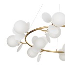 Lampy wiszące designerskie - Step Into Design Lampa wisząca CHIC złoto biała 105 cm ST-DL-2969 - product 7