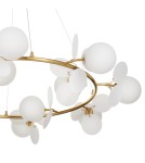 Lampy wiszące designerskie - Step Into Design Lampa wisząca CHIC złoto biała 105 cm ST-DL-2969 - product 8