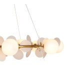 Lampy wiszące designerskie - Step Into Design Lampa wisząca CHIC złoto biała 105 cm ST-DL-2969 - product 10