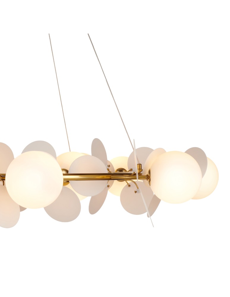 Step Into Design Lampa wisząca CHIC złoto biała 105 cm ST-DL-2969