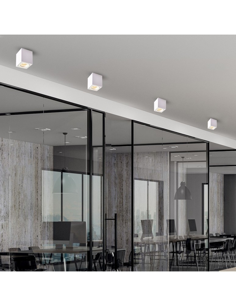 Eko-Light Bima Ring Square 1xGU10 Biały ML7684 Eko-Light Bima Ring Square 1xGU10 Biały ML7684
