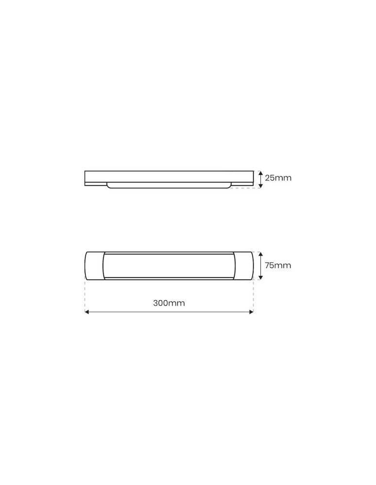 Eko-Light Listwa LED Batten 9W 30cm 4000K EK9837 Eko-Light Listwa LED Batten 9W 30cm 4000K EK9837