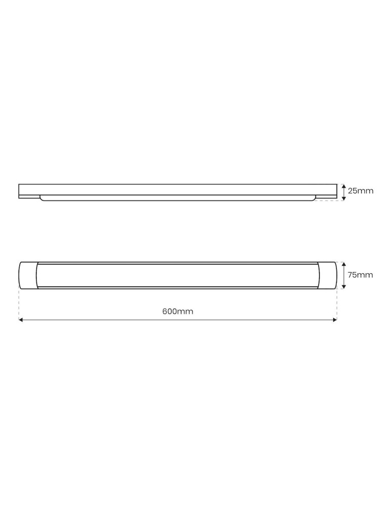 Eko-Light Listwa LED Batten 18W 60cm 4000K EK9838 Eko-Light Listwa LED Batten 18W 60cm 4000K EK9838