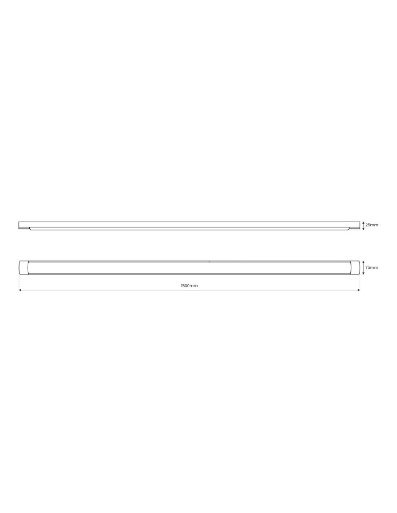 Eko-Light Listwa LED Batten 45W 150cm 4000K EK9841 Eko-Light Listwa LED Batten 45W 150cm 4000K EK9841