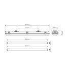 Eko-Light Zestaw Oprawa Hermetyczna 2x120cm + Odbłyśnik + 2x18W 4000K EKH9835 Eko-Light Zestaw Oprawa Hermetyczna 2x120cm + Odbłyśnik + 2x18W 4000K EKH9835