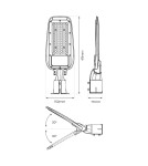 Eko-Light Lampa Uliczna Alley 50W 4000K 230V EKO9909 Eko-Light Lampa Uliczna Alley 50W 4000K 230V EKO9909