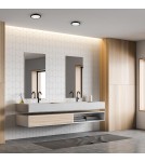Plafony hermetyczne - Eko-Light Plafon Vera 18W 4000K Czarny IP65 EKP0471 - product 2