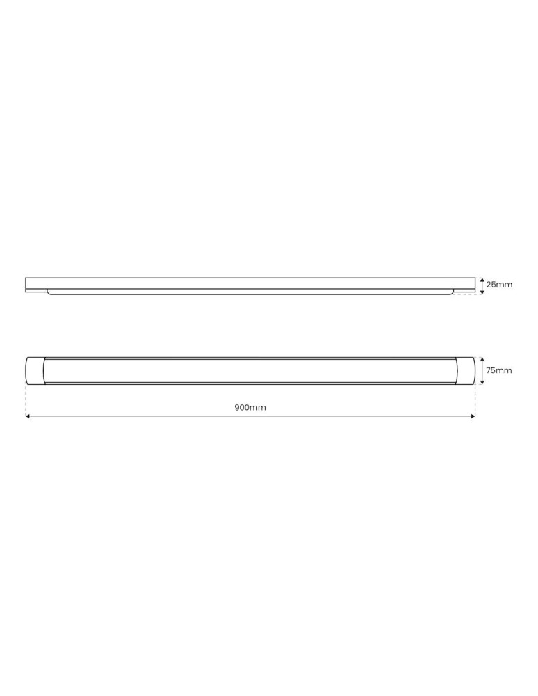 Eko-Light Listwa LED Batten 27W 90cm 4000K - Czarny ML0749 Eko-Light Listwa LED Batten 27W 90cm 4000K - Czarny ML0749