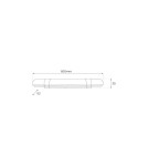 Eko-Light Listwa Led Batten 18W 60cm 1850lm 4000K IP65 EK0850 Eko-Light Listwa Led Batten 18W 60cm 1850lm 4000K IP65 EK0850