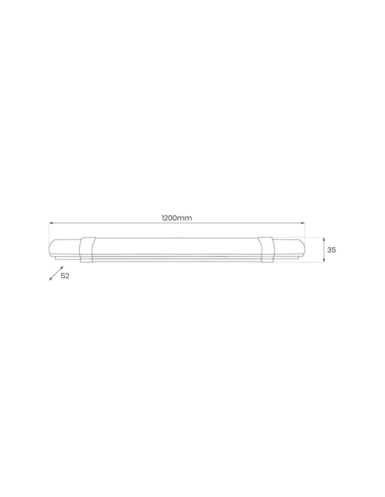 Eko-Light Listwa Led Batten 36W 120cm 3850lm 4000K IP65 EK0851 Eko-Light Listwa Led Batten 36W 120cm 3850lm 4000K IP65 EK0851