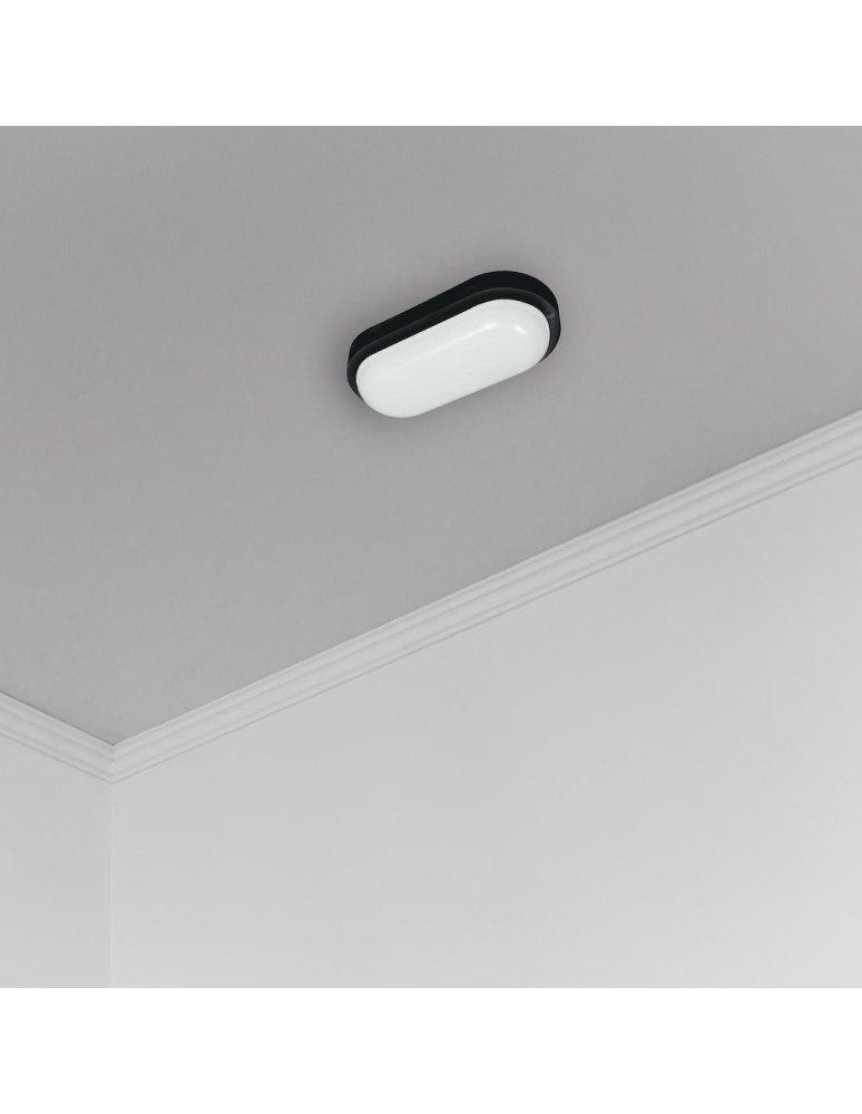 Eko-Light Oprawa Kanałowa Davo Owal 8W 4000K IP64 Czarny EK1039