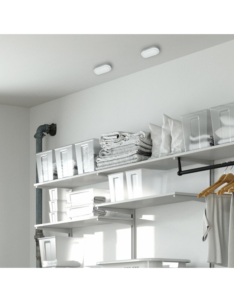 Eko-Light Oprawa Kanałowa Davo Owal 8W 4000K IP64 Biały EK1079 Eko-Light Oprawa Kanałowa Davo Owal 8W 4000K IP64 Biały EK1079