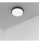 Plafony hermetyczne - Eko-Light Oprawa Kanałowa Davo Okrąg 18W 4000K IP64 Czarny EK1081 - product 3