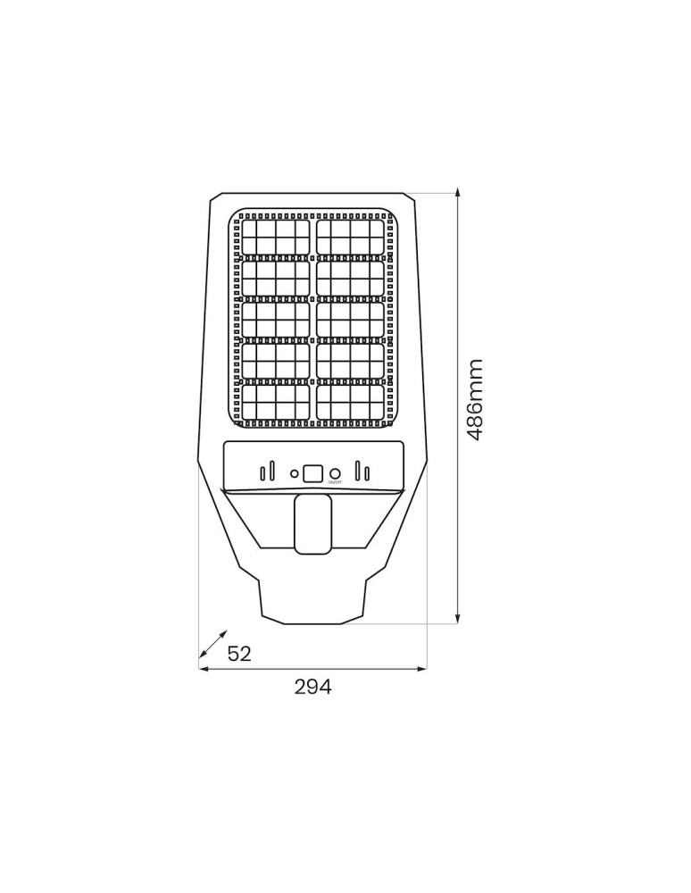 Eko-Light Latarnia Solarna Kers II 300W 1200lm 6500K EKO1191 Eko-Light Latarnia Solarna Kers II 300W 1200lm 6500K EKO1191