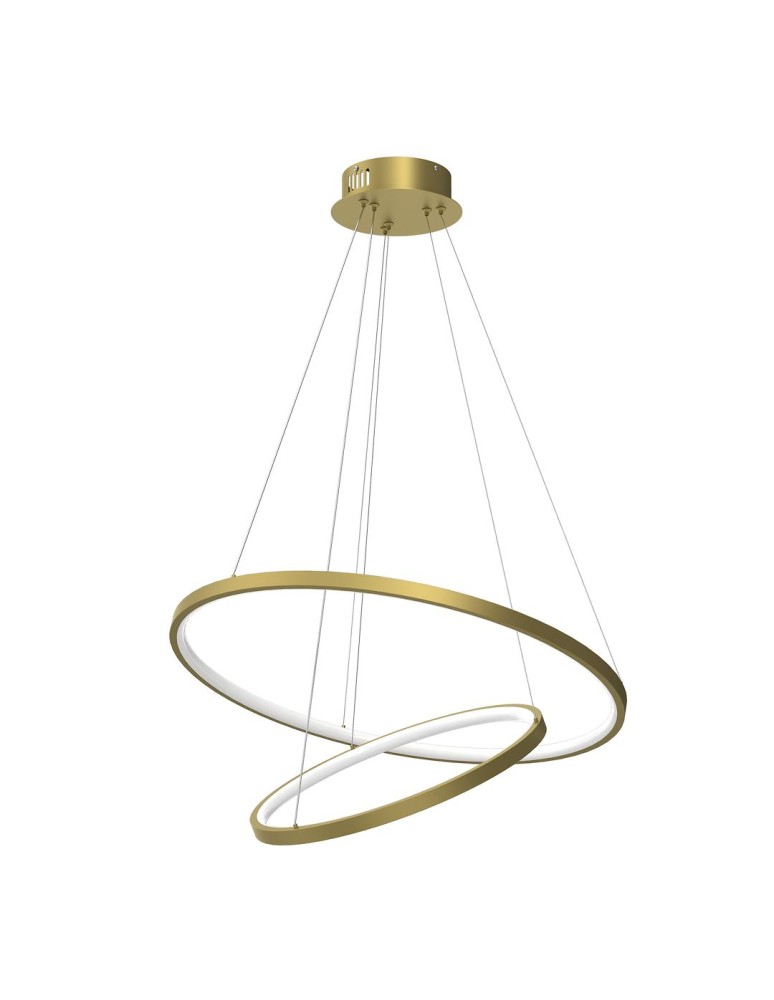 Milagro Lampa wisząca HOOP GOLD 51W LED ML1546