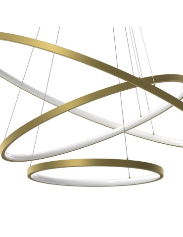 Milagro Lampa wisząca HOOP GOLD 93W LED ML1547 - produkt 2
