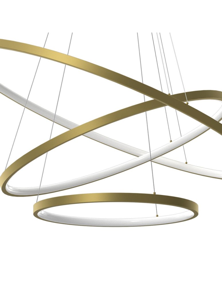 Milagro Lampa wisząca HOOP GOLD 93W LED ML1547 Milagro Lampa wisząca HOOP GOLD 93W LED ML1547