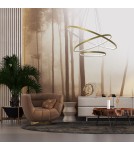 Milagro Lampa wisząca HOOP GOLD 93W LED ML1547 Milagro Lampa wisząca HOOP GOLD 93W LED ML1547