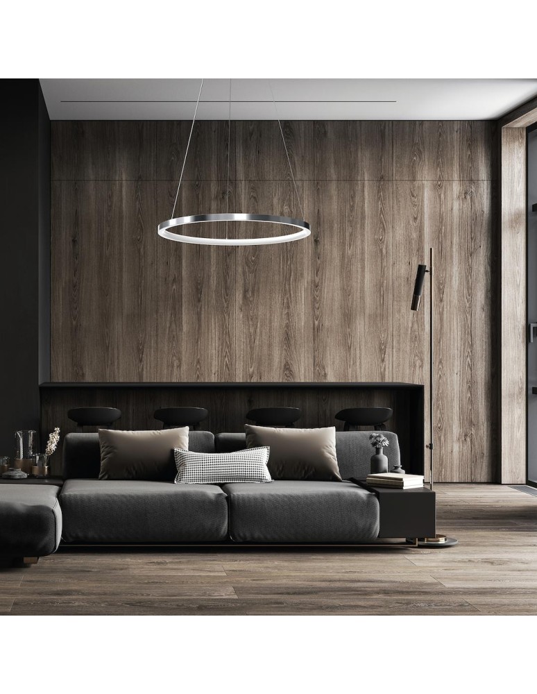 Milagro Lampa wisząca HOOP CHROME 27W LED ML1549 Milagro Lampa wisząca HOOP CHROME 27W LED ML1549