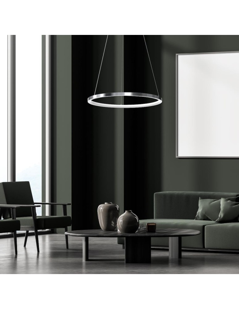 Milagro Lampa wisząca HOOP CHROME 27W LED ML1549 Milagro Lampa wisząca HOOP CHROME 27W LED ML1549