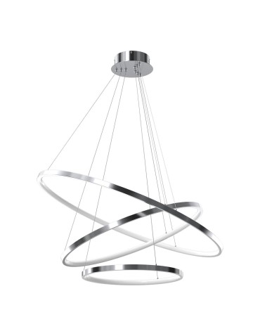 Milagro Lampa wisząca HOOP CHROME 93W LED ML1551