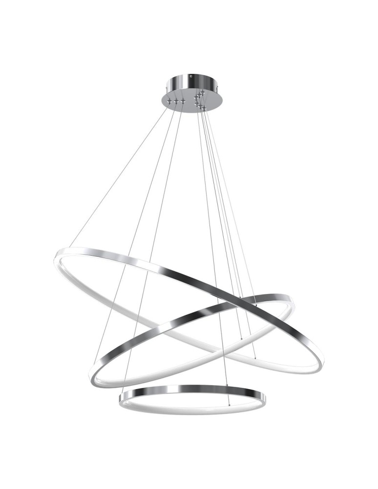 Milagro Lampa wisząca HOOP CHROME 93W LED ML1551 Milagro Lampa wisząca HOOP CHROME 93W LED ML1551