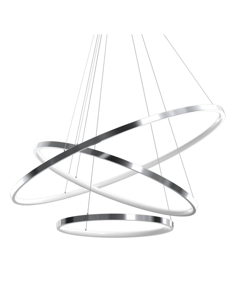 Milagro Lampa wisząca HOOP CHROME 93W LED ML1551 Milagro Lampa wisząca HOOP CHROME 93W LED ML1551