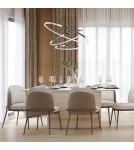 Milagro Lampa wisząca HOOP CHROME 93W LED ML1551 Milagro Lampa wisząca HOOP CHROME 93W LED ML1551