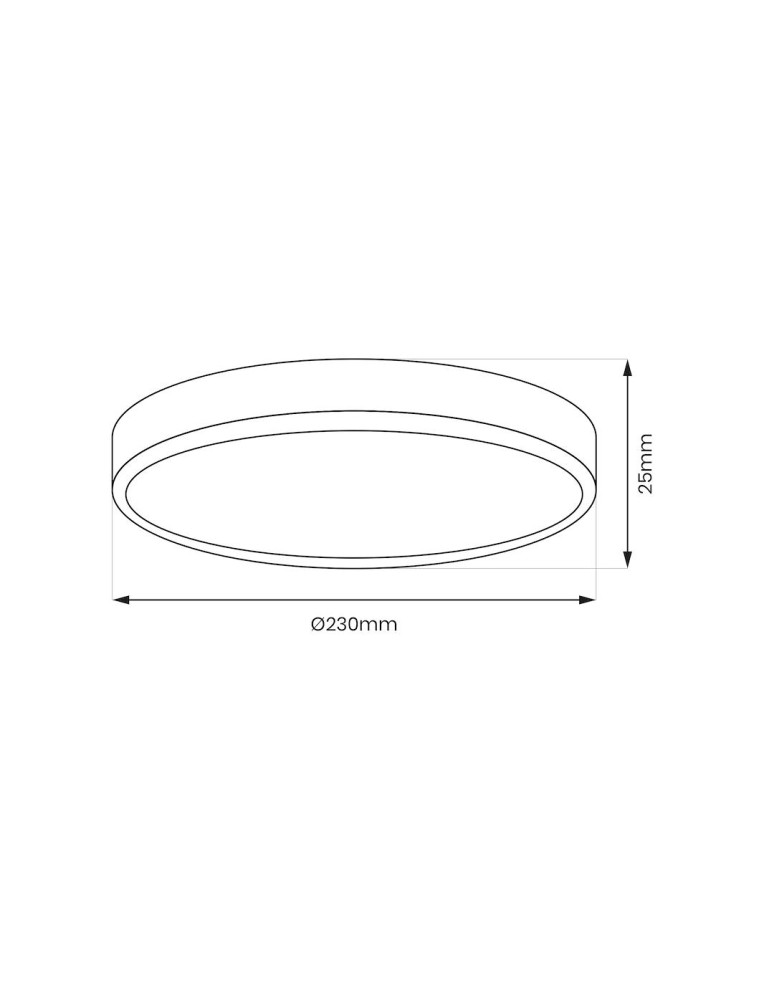 Milagro Plafon MAQ 18W 3CCT Biały ML1660 Milagro Plafon MAQ 18W 3CCT Biały ML1660