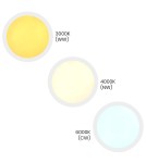 Plafony LED - Milagro Plafon MAQ 40W 3CCT Biały ML1663 - product 2
