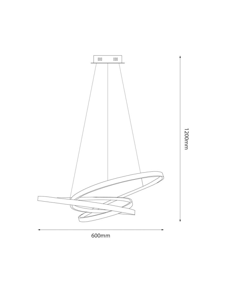 Milagro Lampa wisząca EMPOLI 55W LED 4000K ML1573 Milagro Lampa wisząca EMPOLI 55W LED 4000K ML1573