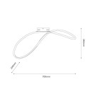 Lampy sufitowe LED - Milagro Lampa sufitowa INFINITY 21W LED 4000K ML1574 - product 5