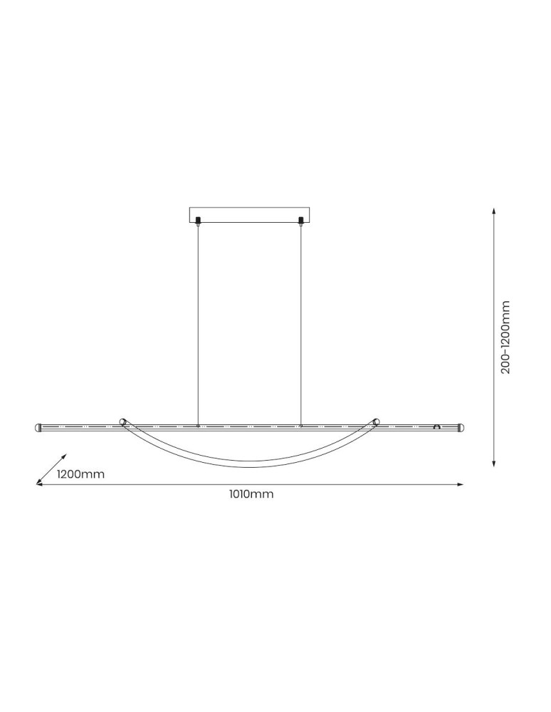 Milagro Lampa wisząca AMBAR 35W LED 4000K ML1584 Milagro Lampa wisząca AMBAR 35W LED 4000K ML1584