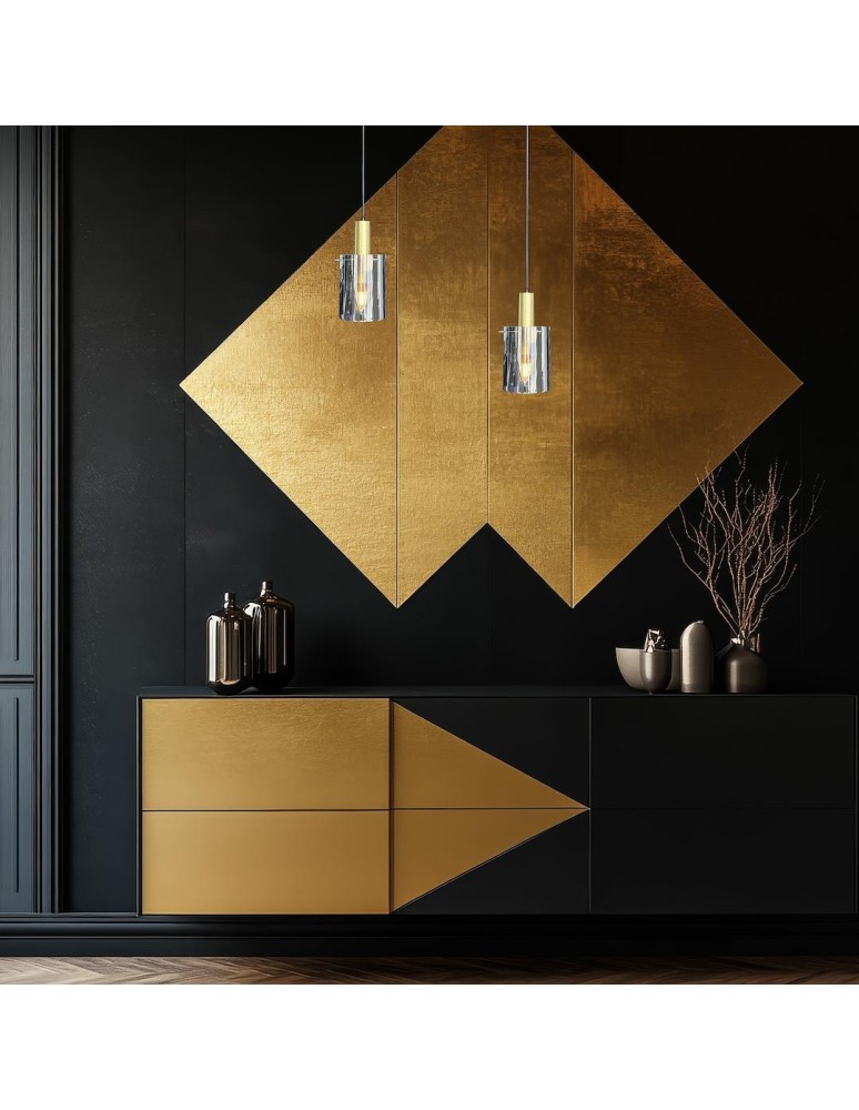 Milagro Lampa wisząca Arcadia Gold 1xE27 ML1816 Milagro Lampa wisząca Arcadia Gold 1xE27 ML1816