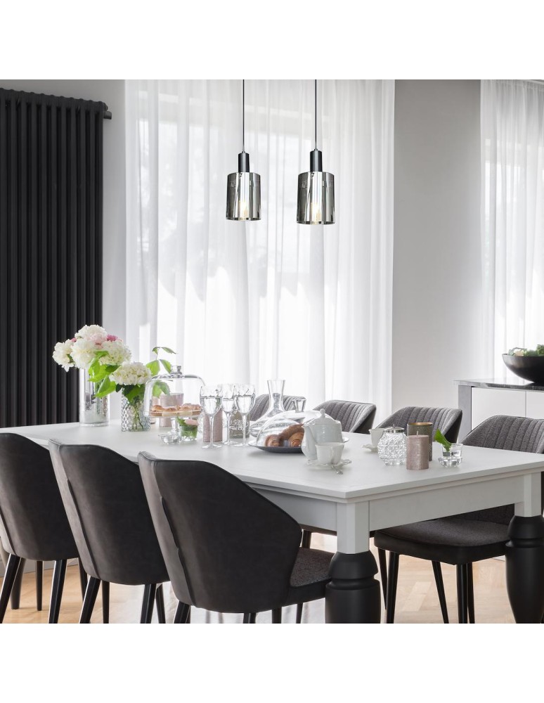 Milagro Lampa wisząca Arcadia Black 1xE27 ML1818 Milagro Lampa wisząca Arcadia Black 1xE27 ML1818