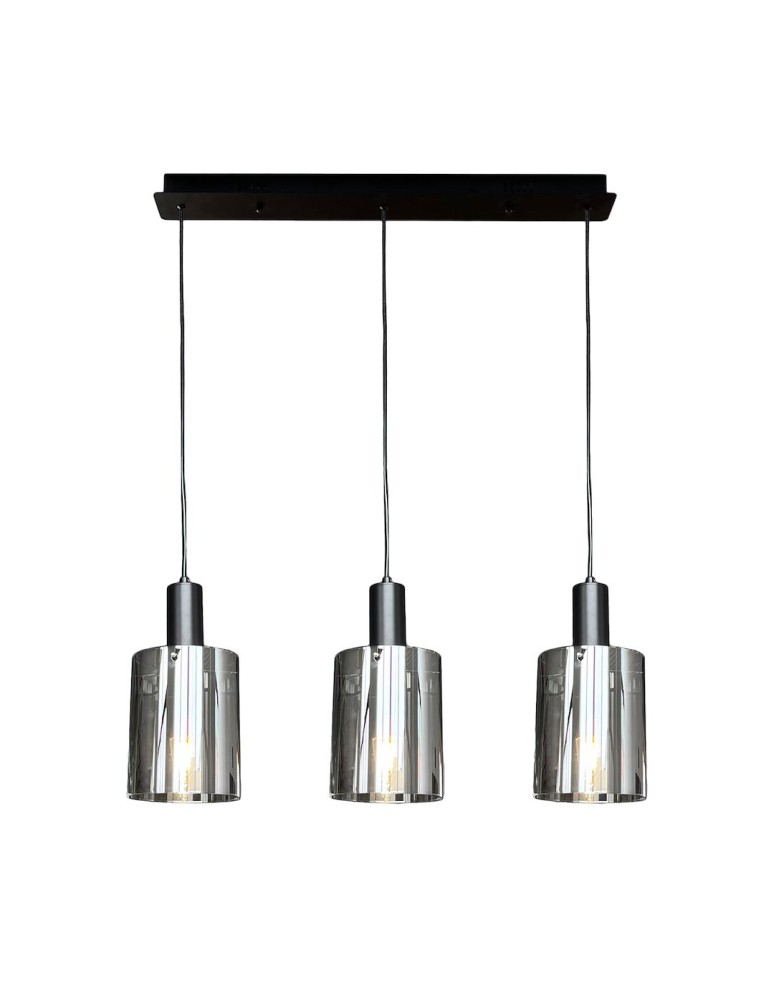 Milagro Lampa wisząca Arcadia Black 3xE27 ML1819 Milagro Lampa wisząca Arcadia Black 3xE27 ML1819