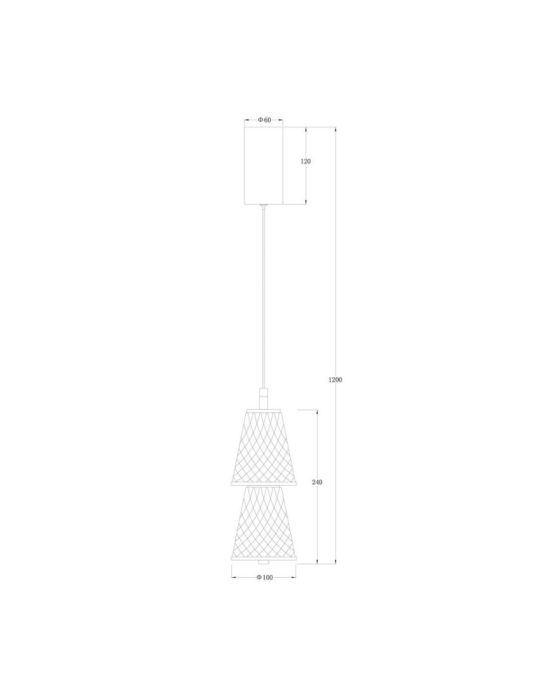 Milagro Lampa wisząca SANSA 5W LED ML1820 Milagro Lampa wisząca SANSA 5W LED ML1820