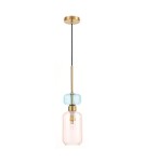 Lampy wiszące pojedyncze - Milagro Lampa wisząca MOLLY PINK 1xE14 ML1822 - product 1