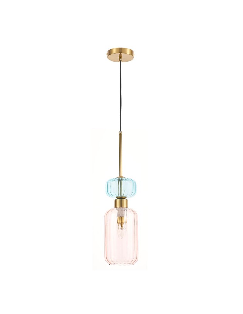Milagro Lampa wisząca MOLLY PINK 1xE14 ML1822