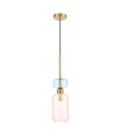 Lampy wiszące pojedyncze - Milagro Lampa wisząca MOLLY PINK 1xE14 ML1822 - product 2