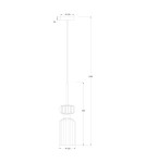 Lampy wiszące pojedyncze - Milagro Lampa wisząca MOLLY PINK 1xE14 ML1822 - product 6
